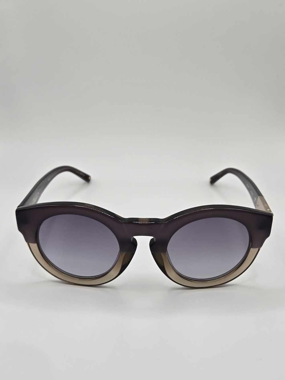 3.1 Phillip Lim sunglasses, feature Round Gradient Frame Sunglasses Purple Taupe